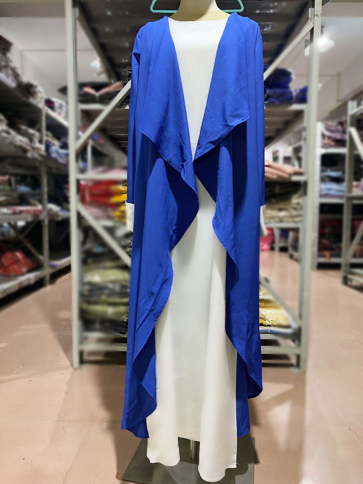 Damen Colorblock Pullover Casual Outfit
