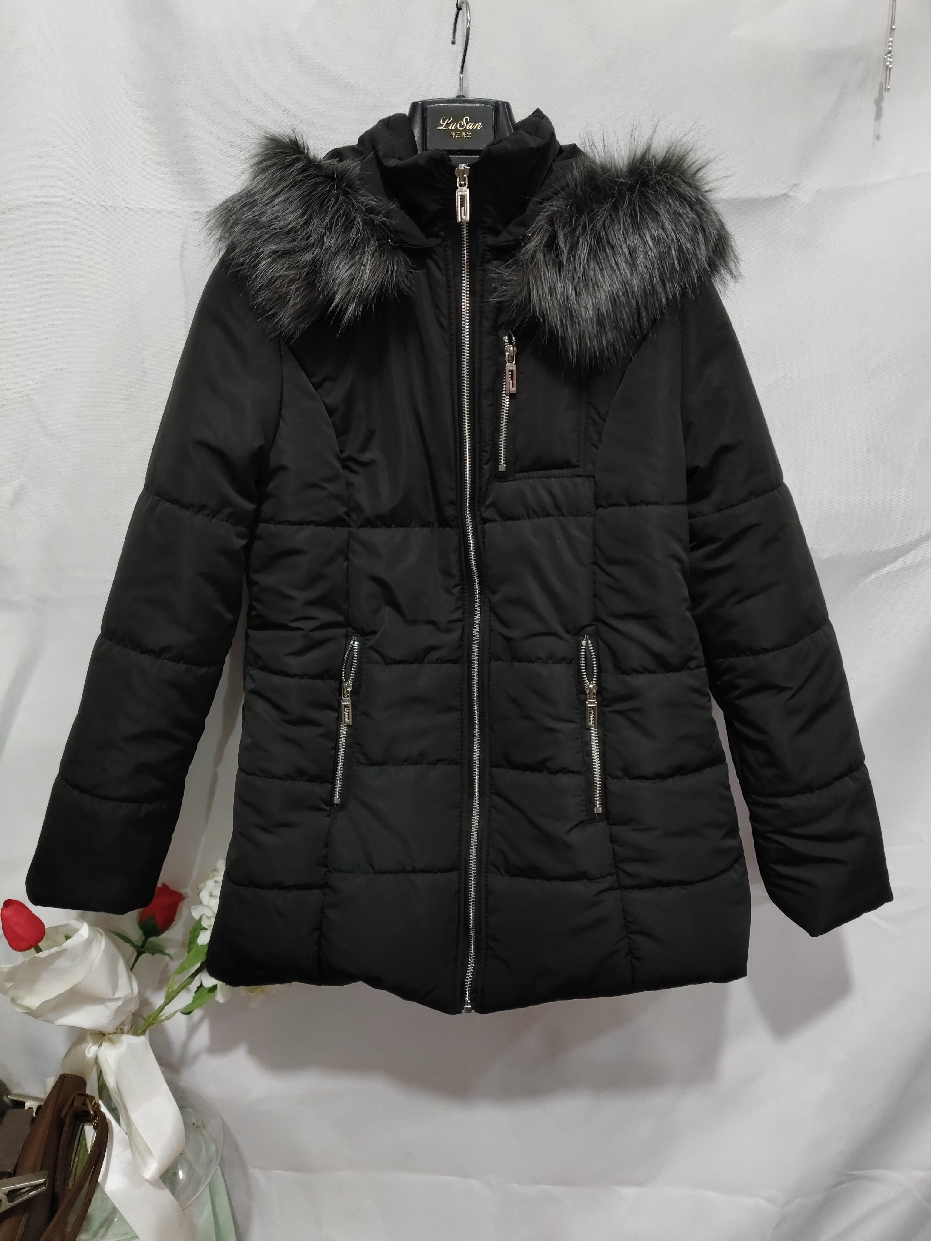 Damen Pullover mit weitem Bund