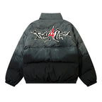  Herren Gradient Cardigan Jacke mit Stickerei
