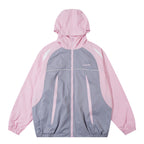 Herren Windjacke in Blau und Pink
