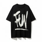 Herren Graffiti T-Shirt Schwarz
