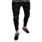 Streetwear Ripped Jeans Shorts Vorderansicht im Destroyed Look